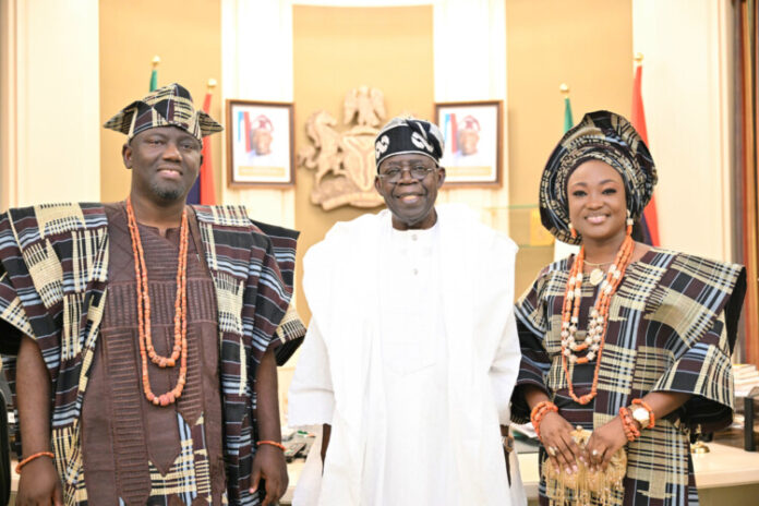 Alafin of Oyo visit President Bola Tinubu in Abuja- 3