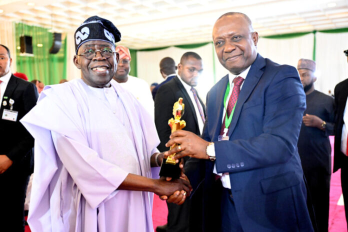 PRESIDENT BOLA TINUBU AT THE 21ST ALL NIGERIA EDITORS CONFERENCE (ANEC) IN ABUJA- 1