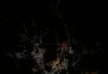 Kaaba seen like a bright light in stunning picture taken from space